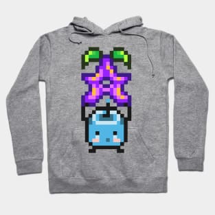 Blue Junimo with Stardrop Hoodie